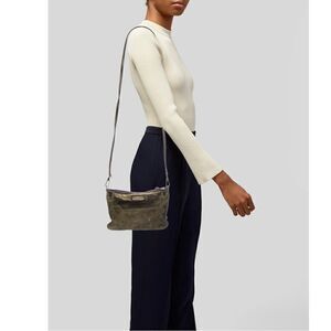 NWT Rebecca Minkoff Suede Metallic Crossbody Bag